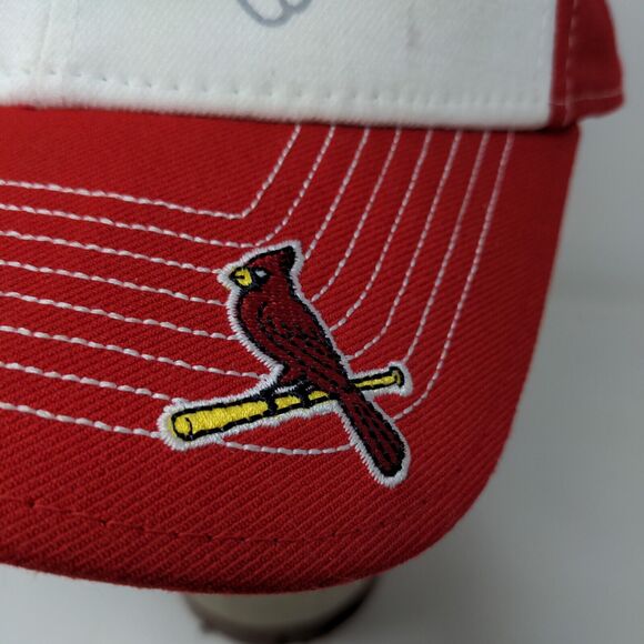New Era 39Thirty Men's MLB St. Louis Cardinals Hat Red White Size M/L John Cole - Picture 6 of 14